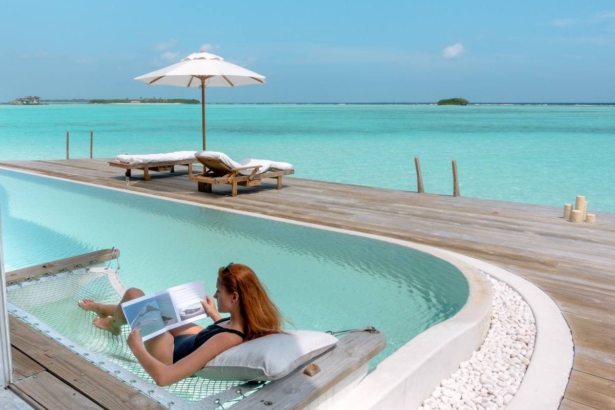 overwater villa Soneva Jani