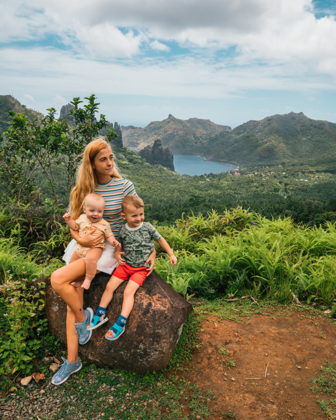 Tahiti with baby