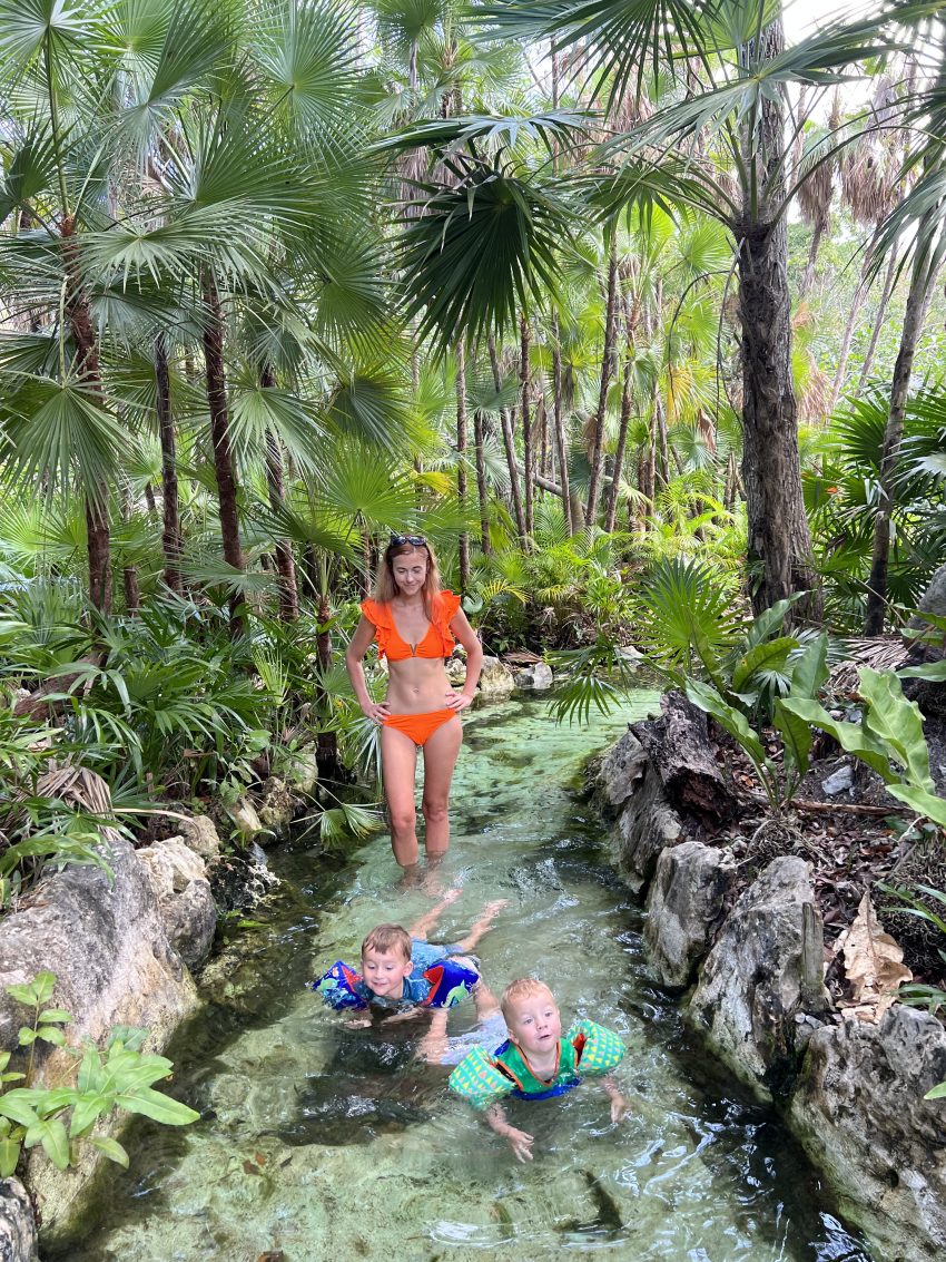 Cenotes with kids