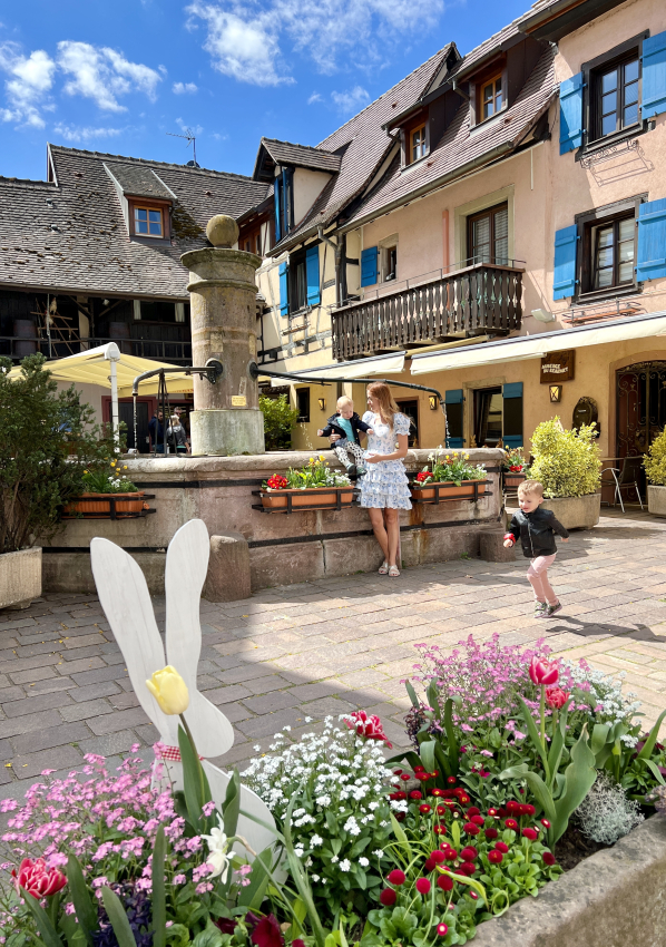 Eguisheim with kids
