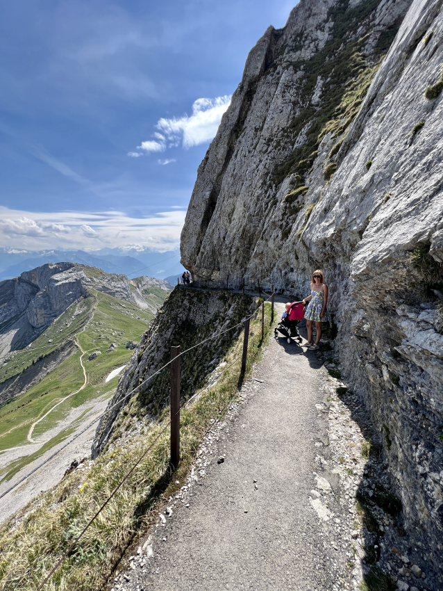 Mount Pilatus with kids