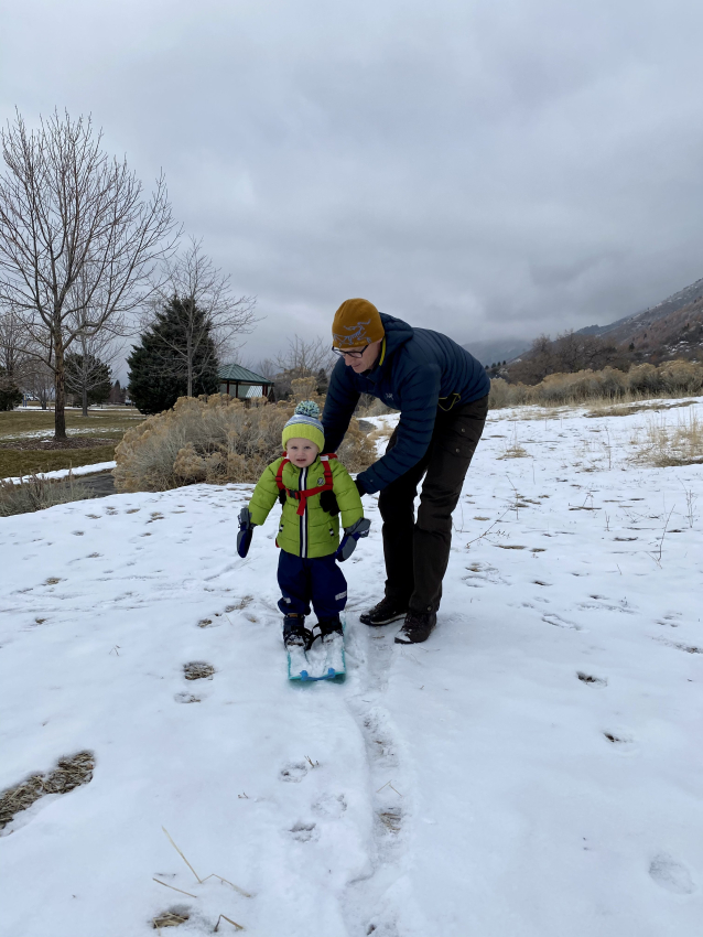 Skiing with toddler