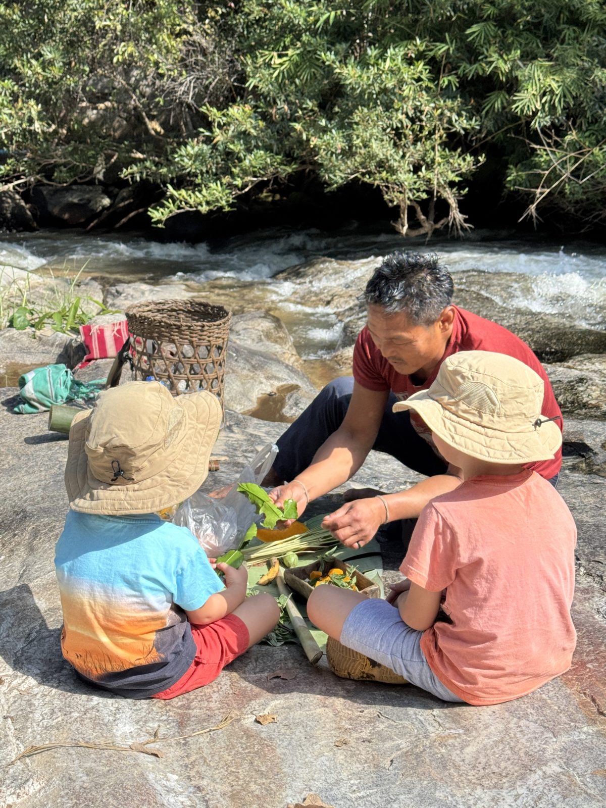 Cooking lunch with locals in Thailand